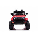 Elektrické autíčko - Jeep Dark Night - nelakované - červené